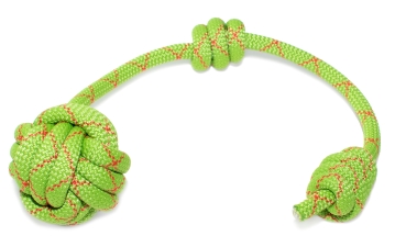 Wurfball - L - grün mit roter Linie